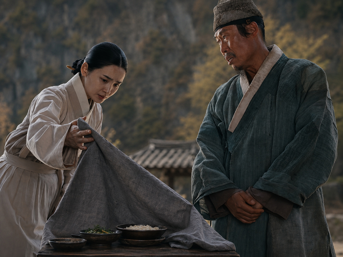 단종과 마을 사람들의 정을 보여주는 이미지